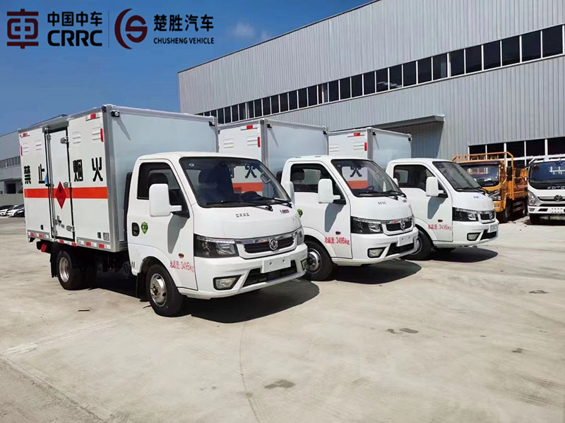 氣瓶運輸車屬于幾類危險品廂式車？楚勝危險品廂式車廠